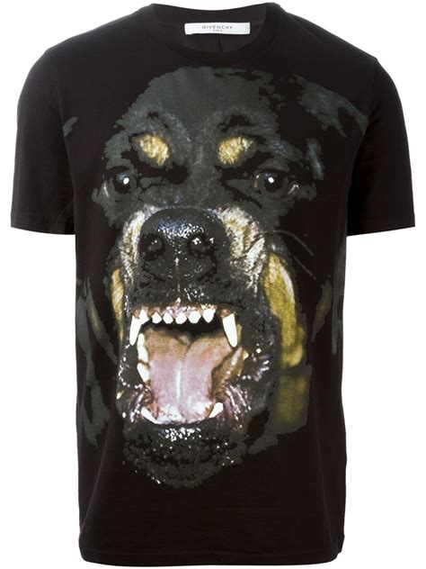 givenchy mens t shirt rottweiler|givenchy t shirt with holes.